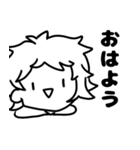 パーカーを着た子（個別スタンプ：1）