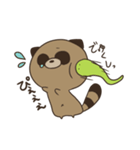 ちょっとズボラなこまったぬき。（個別スタンプ：4）
