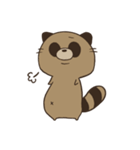 ちょっとズボラなこまったぬき。（個別スタンプ：9）