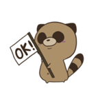 ちょっとズボラなこまったぬき。（個別スタンプ：13）