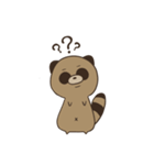 ちょっとズボラなこまったぬき。（個別スタンプ：15）
