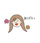 色素薄い系女子（個別スタンプ：7）