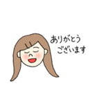 色素薄い系女子（個別スタンプ：8）