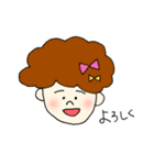 色素薄い系女子（個別スタンプ：9）