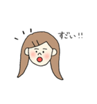 色素薄い系女子（個別スタンプ：10）
