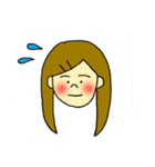 色素薄い系女子（個別スタンプ：12）