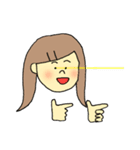 色素薄い系女子（個別スタンプ：13）