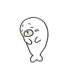 ちょっと元気がないごまちゃんの日常（個別スタンプ：4）