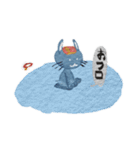 とある青いネコの日常（個別スタンプ：20）