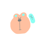 顔でかくま（個別スタンプ：3）