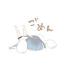 ゆるい灰色女の子のスタンプ（個別スタンプ：13）