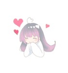 ゆるい灰色女の子のスタンプ（個別スタンプ：18）
