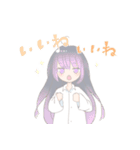 ゆるい灰色女の子のスタンプ（個別スタンプ：28）
