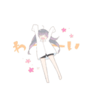 ゆるい灰色女の子のスタンプ（個別スタンプ：31）