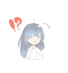 ゆるい灰色女の子のスタンプ（個別スタンプ：33）