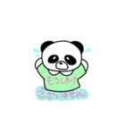 社会不適合パンダ（個別スタンプ：3）