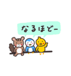 筋トレするクマと筋肉ラブなペンギン（個別スタンプ：12）