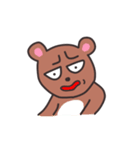 筋トレするクマと筋肉ラブなペンギン（個別スタンプ：40）