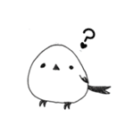 複雑な気持ちになる鳥（個別スタンプ：24）