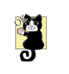うちの、はちわれねこスタンプ。（個別スタンプ：3）