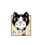 うちの、はちわれねこスタンプ。（個別スタンプ：6）