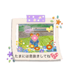 かわいいクレヨンタッチ5（個別スタンプ：2）
