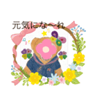 かわいいクレヨンタッチ5（個別スタンプ：5）