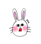 ほっぺたが赤いうさぎちゃんたち（個別スタンプ：10）