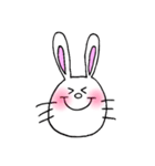 ほっぺたが赤いうさぎちゃんたち（個別スタンプ：14）