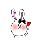 ほっぺたが赤いうさぎちゃんたち（個別スタンプ：16）