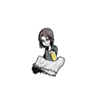 目の下のくま子さん（個別スタンプ：14）