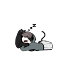 目の下のくま子さん（個別スタンプ：15）