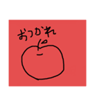 折り紙にお絵描き（個別スタンプ：2）