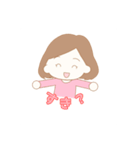 かわいい彼女のスタンプ（個別スタンプ：3）