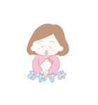 かわいい彼女のスタンプ（個別スタンプ：7）