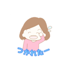 かわいい彼女のスタンプ（個別スタンプ：12）