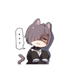気難しいネコ少女 (JP)（個別スタンプ：9）