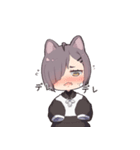 気難しいネコ少女 (JP)（個別スタンプ：20）