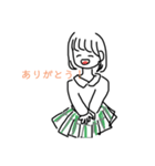 ばかうさぎと女子高生（個別スタンプ：3）