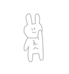 [リメイク] かわいげのないうさぎスタンプ（個別スタンプ：11）