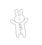 [リメイク] かわいげのないうさぎスタンプ（個別スタンプ：15）