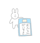 [リメイク] かわいげのないうさぎスタンプ（個別スタンプ：28）
