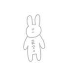 [リメイク] かわいげのないうさぎスタンプ（個別スタンプ：35）