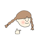 色素薄い系女子2（個別スタンプ：7）
