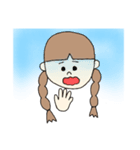 色素薄い系女子2（個別スタンプ：15）