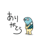 半魚人さん（個別スタンプ：6）