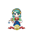 血液型＆星座 カワイイ女の子（個別スタンプ：10）