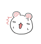 リモートワーク 豆くま（個別スタンプ：14）