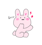 座り込むうさぎ（個別スタンプ：15）