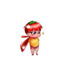 Jr.トマトニャン（個別スタンプ：34）